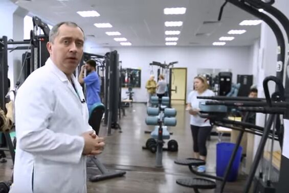 Servikal osteokondrozli sport zalidagi mashg'ulotlar